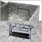 Universal Truck Trailer Tool Box w/ Lock & Key 30x13x10 Aluminum