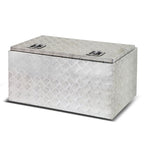 Universal Truck Trailer Tool Box w/ Lock 30x18x17 Aluminum