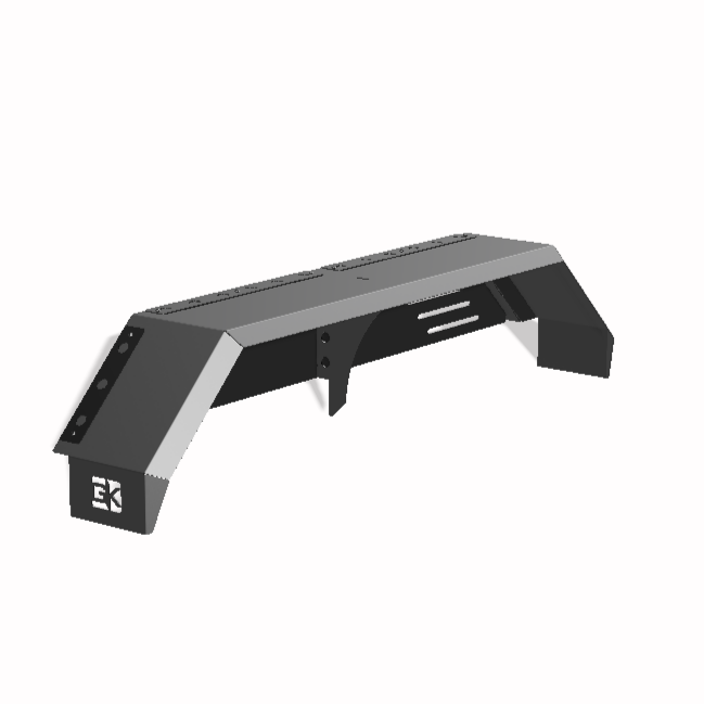 Heavy Duty Weld on DIY Drive Over Trailer Fender Kit Bare Steel - Pair By Gatekeeper Off-Road
