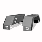 Heavy Duty Weld on DIY Drive Over Trailer Fender Kit Bare Steel - Pair By Gatekeeper Off-Road