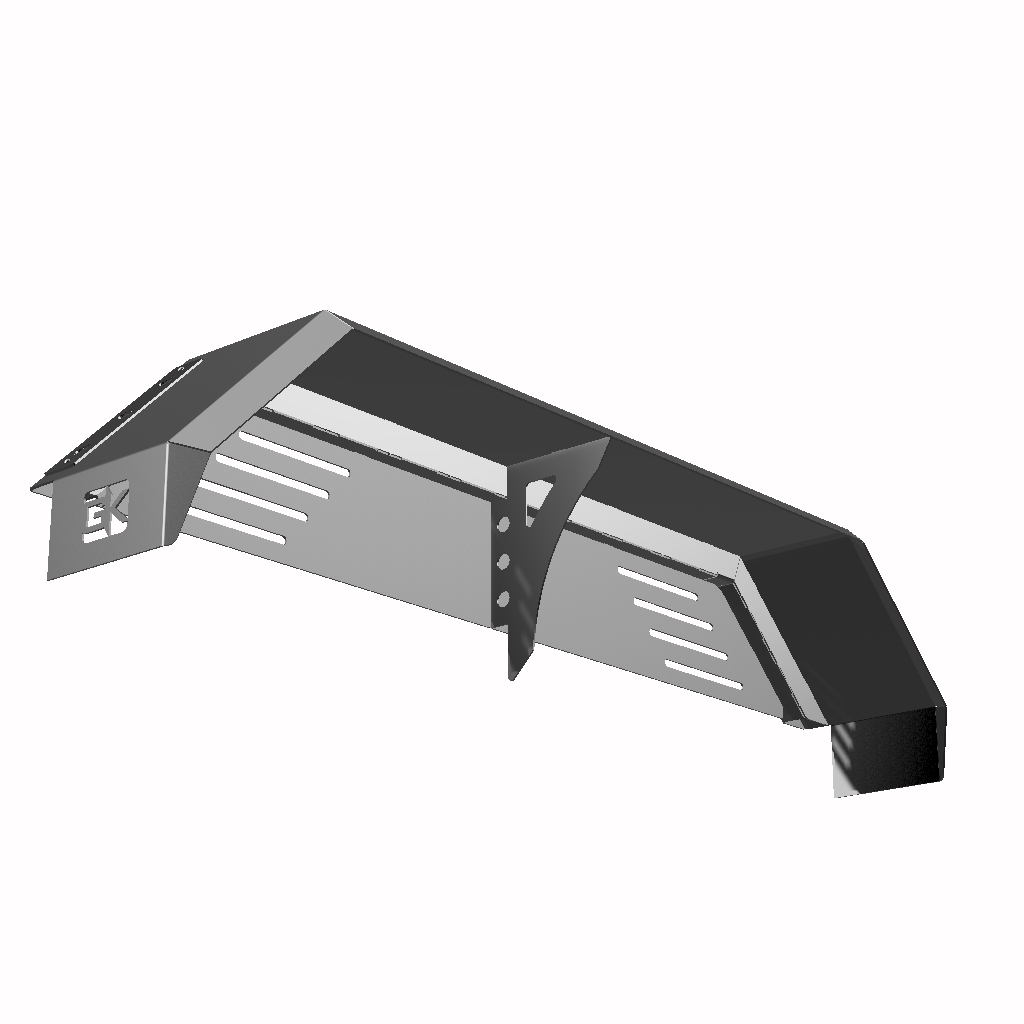 Heavy Duty Weld on DIY Drive Over Trailer Fender Kit Bare Steel - Pair By Gatekeeper Off-Road