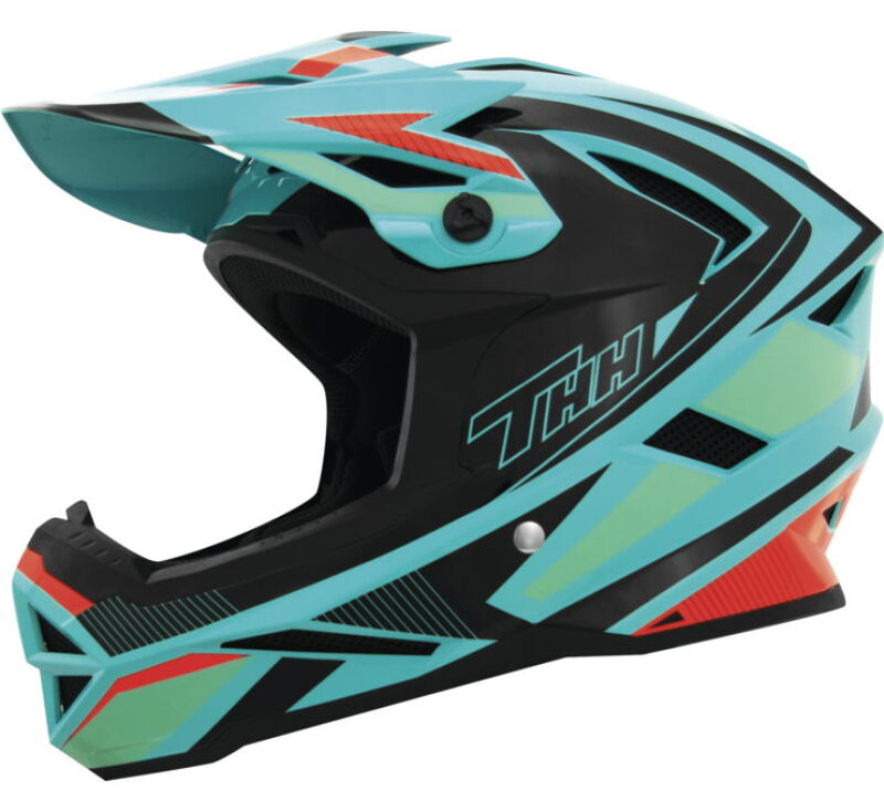 THH Helmets T-42 BMX Acceler Blue/Orange - Small
