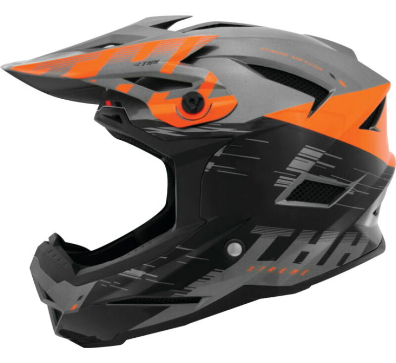 THH Helmets T-42 BMX Xtreme  Gray/Orange - Large