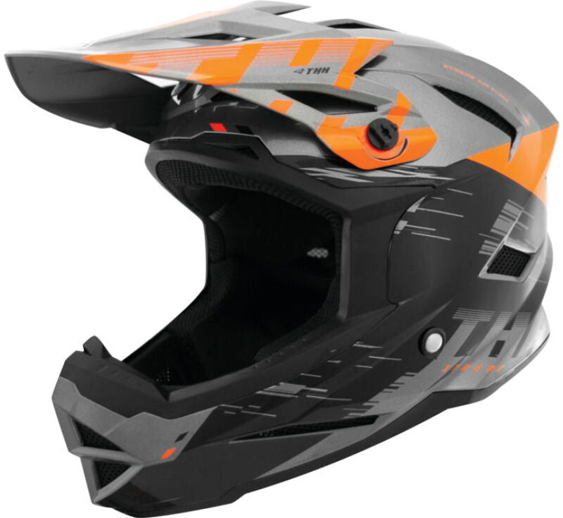 THH Helmets T-42 BMX Xtreme  Gray/Orange - XS