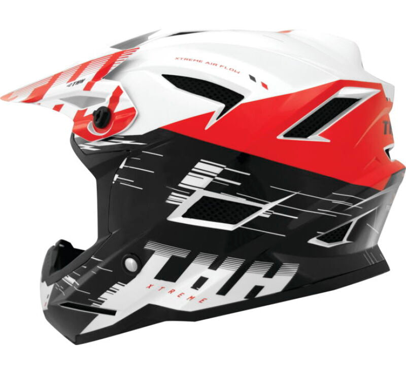 THH Helmets T-42 BMX Xtreme  White/Red - XS