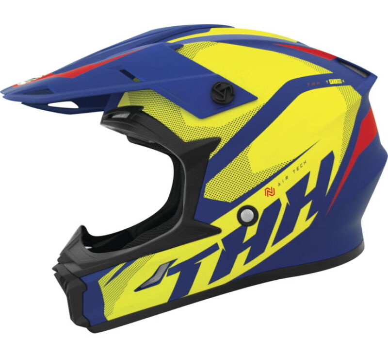 THH Helmets T710XR Airtech Blue/Yellow - Small