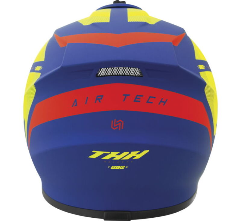 THH Helmets T710XR Airtech Blue/Yellow Youth - Small
