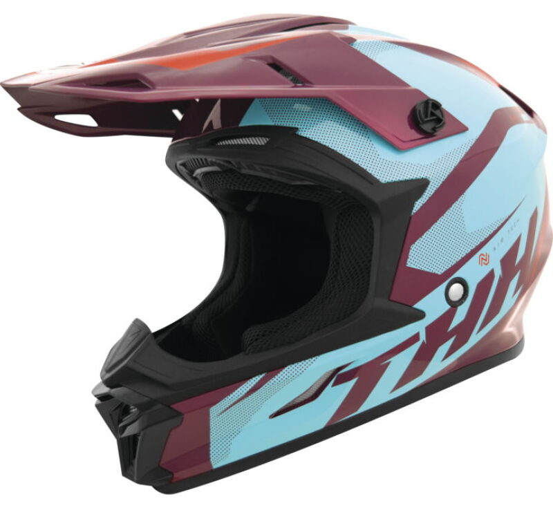 THH Helmets T710XR Airtech Burgundy/Blue - Medium
