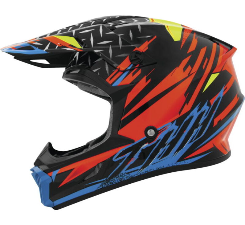 THH Helmets T710XR Assault Black/Orange - Medium