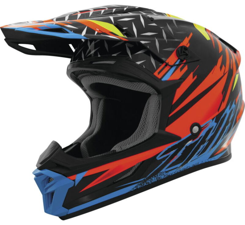 THH Helmets T710XR Assault Black/Orange - XS