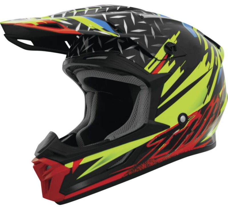 THH Helmets T710XR Assault Yellow/Red - XS