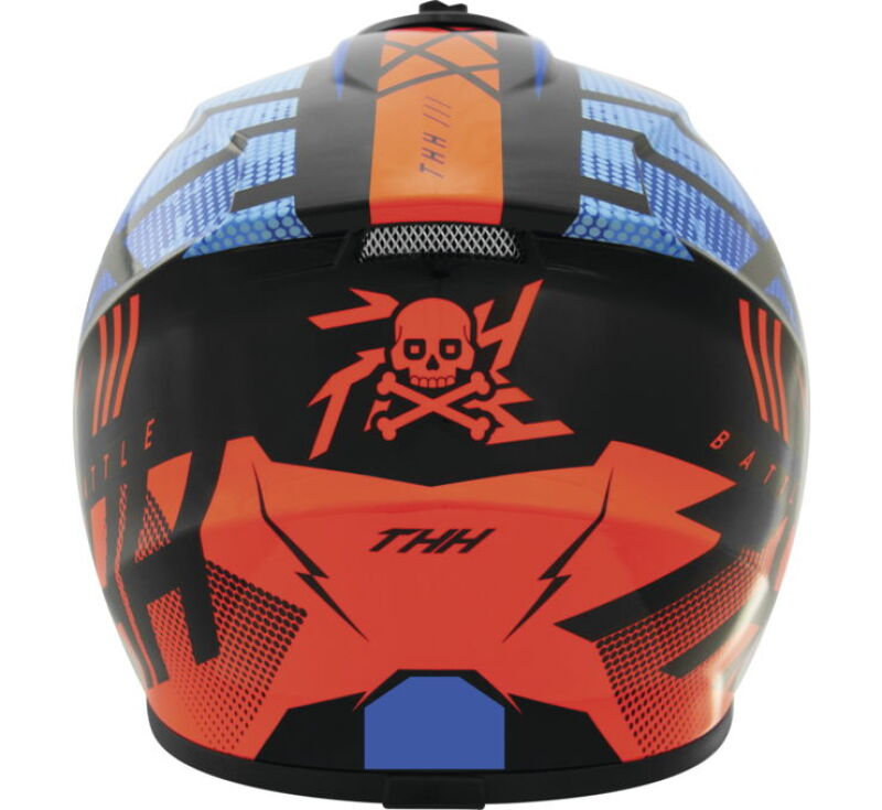 THH Helmets T710XR Battle Blue/Orange - XS