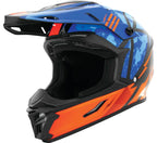 THH Helmets T710XR Battle Blue/Orange - XS