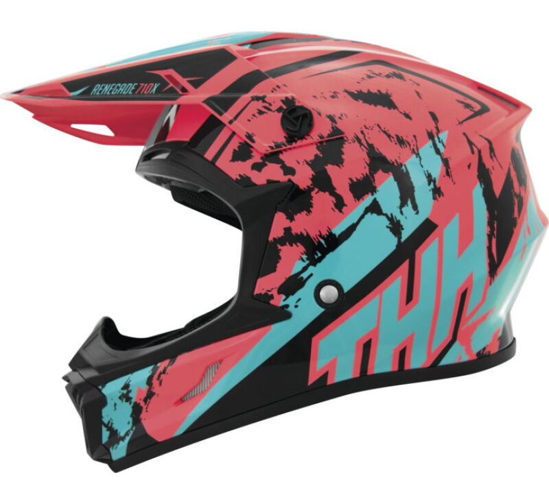 THH Helmets T710XR Renegade Coral/Bue - XS