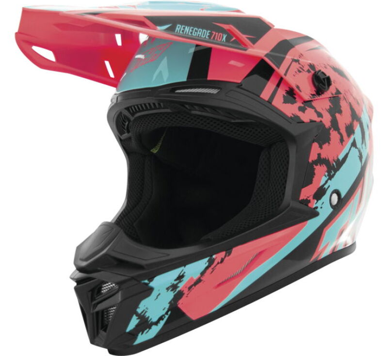 THH Helmets T710XR Renegade Coral/Bue - XS