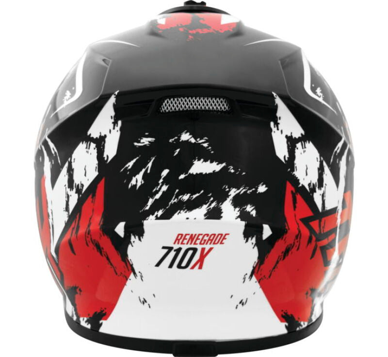 THH Helmets T710XR Renegade White/Red Youth - Small