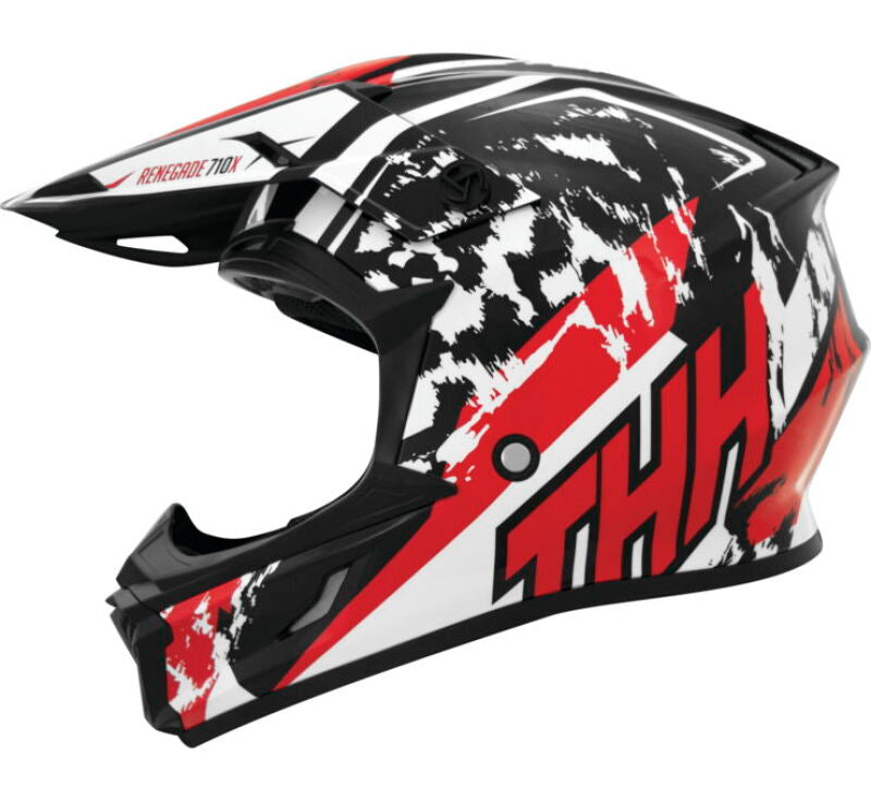 THH Helmets T710XR Renegade White/Red Youth - Small