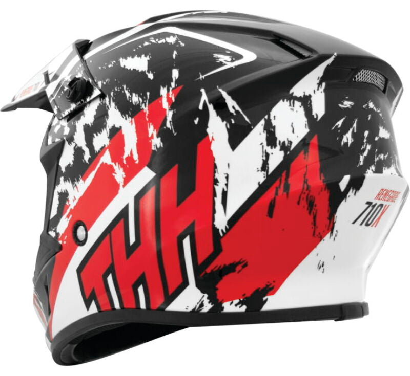 THH Helmets T710XR Renegade White/Red Youth - Small