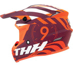 THH Helmets T730X Twister Purple/Orange - XS