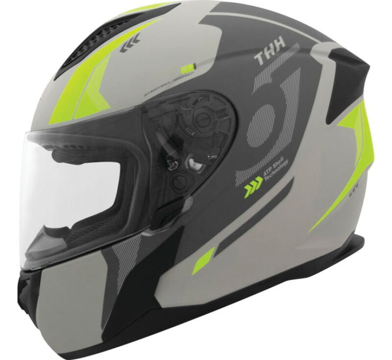 THH Helmets T810S Hayate Gray/Yellow - XL