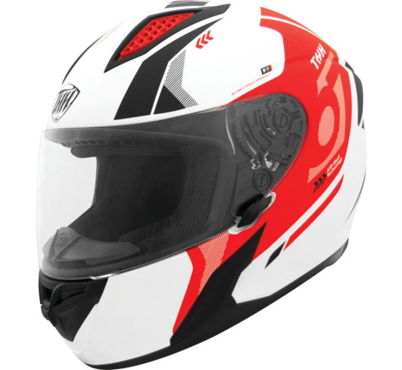 THH Helmets T810S Hayate Pearl White/Red - XS