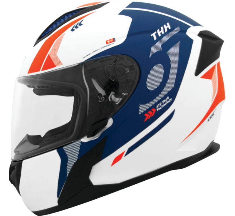 THH Helmets T810S Hayate White/Navy - Small