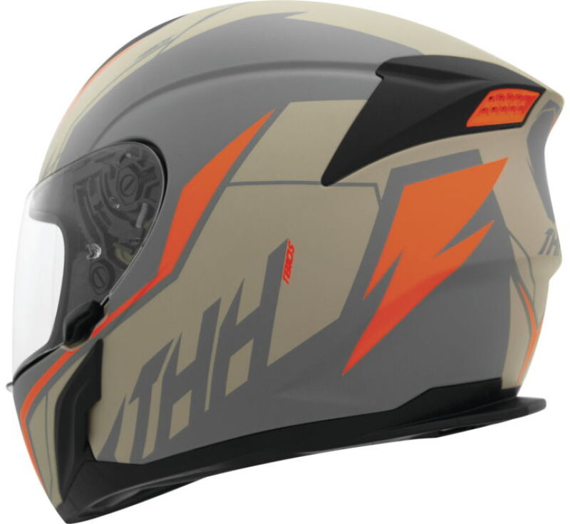 THH Helmets T810S Turbo Gray/Orange - XS