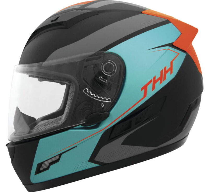 THH Helmets TS-80 Vision Orange/Turquoise - Medium
