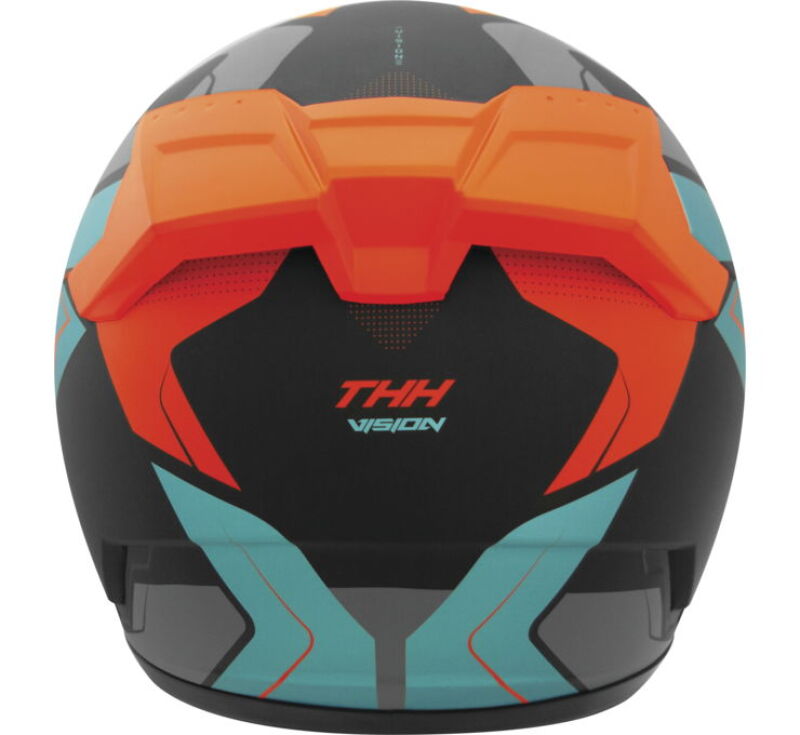 THH Helmets TS-80 Vision Orange/Turquoise - XS