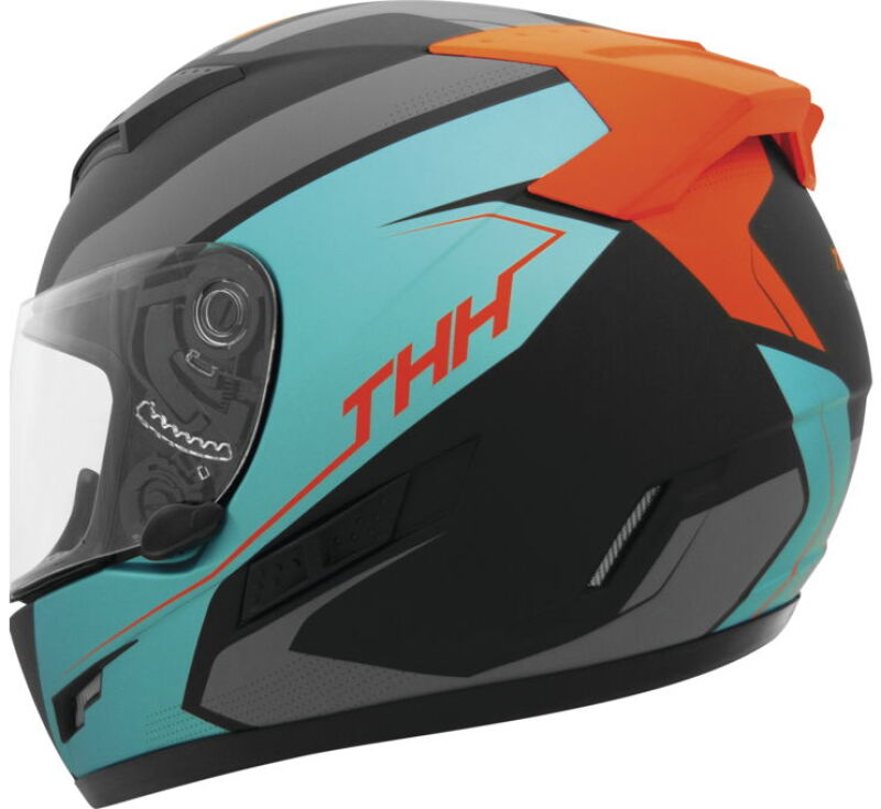 THH Helmets TS-80 Vision Orange/Turquoise - XS