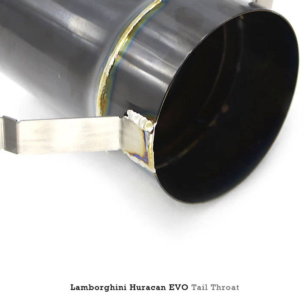 Titanium Exhaust Tips for Lamborghini Huracan EVO - Bull Boost Performance