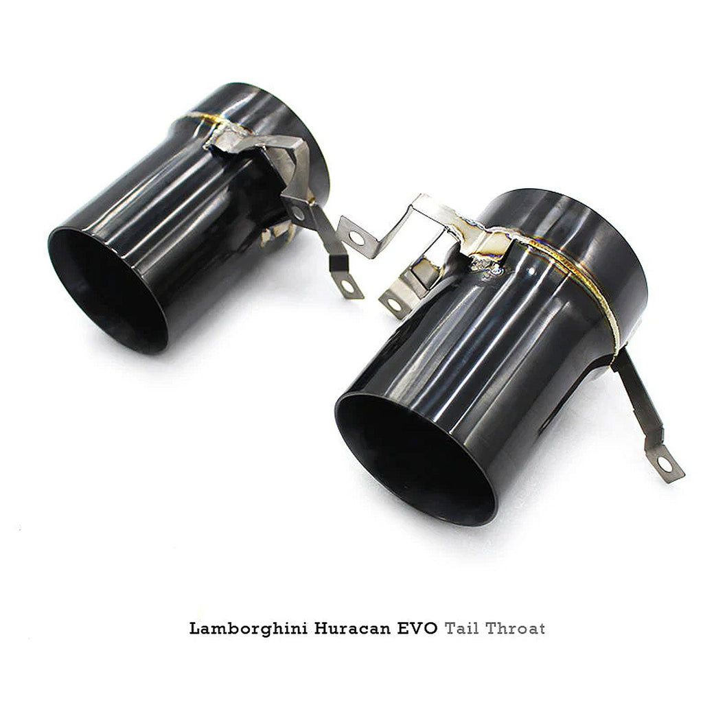 Titanium Exhaust Tips for Lamborghini Huracan EVO - Bull Boost Performance