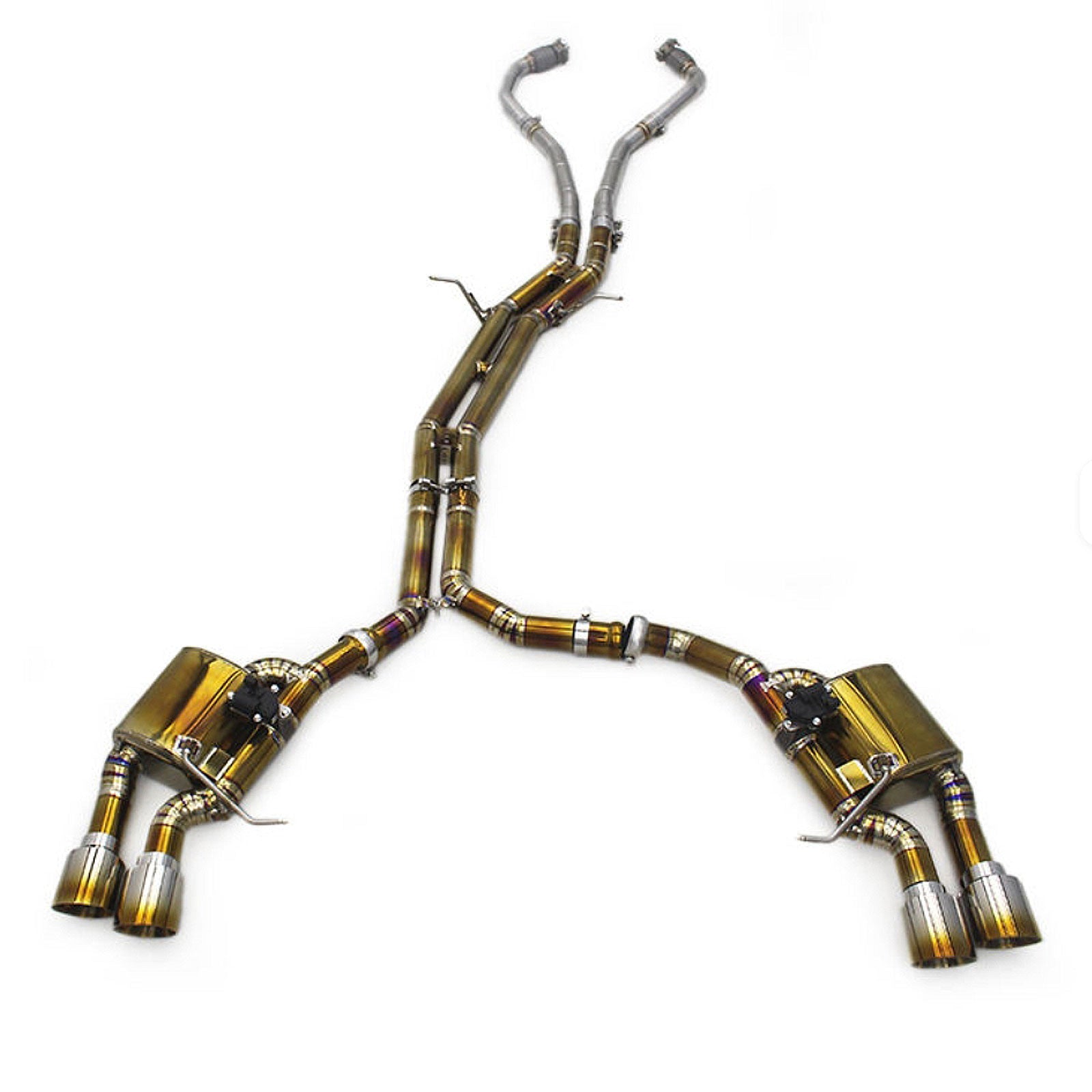 Titanium Valved Performance Catback Exhaust for Porsche Macan 3.0T - Bull Boost Performance
