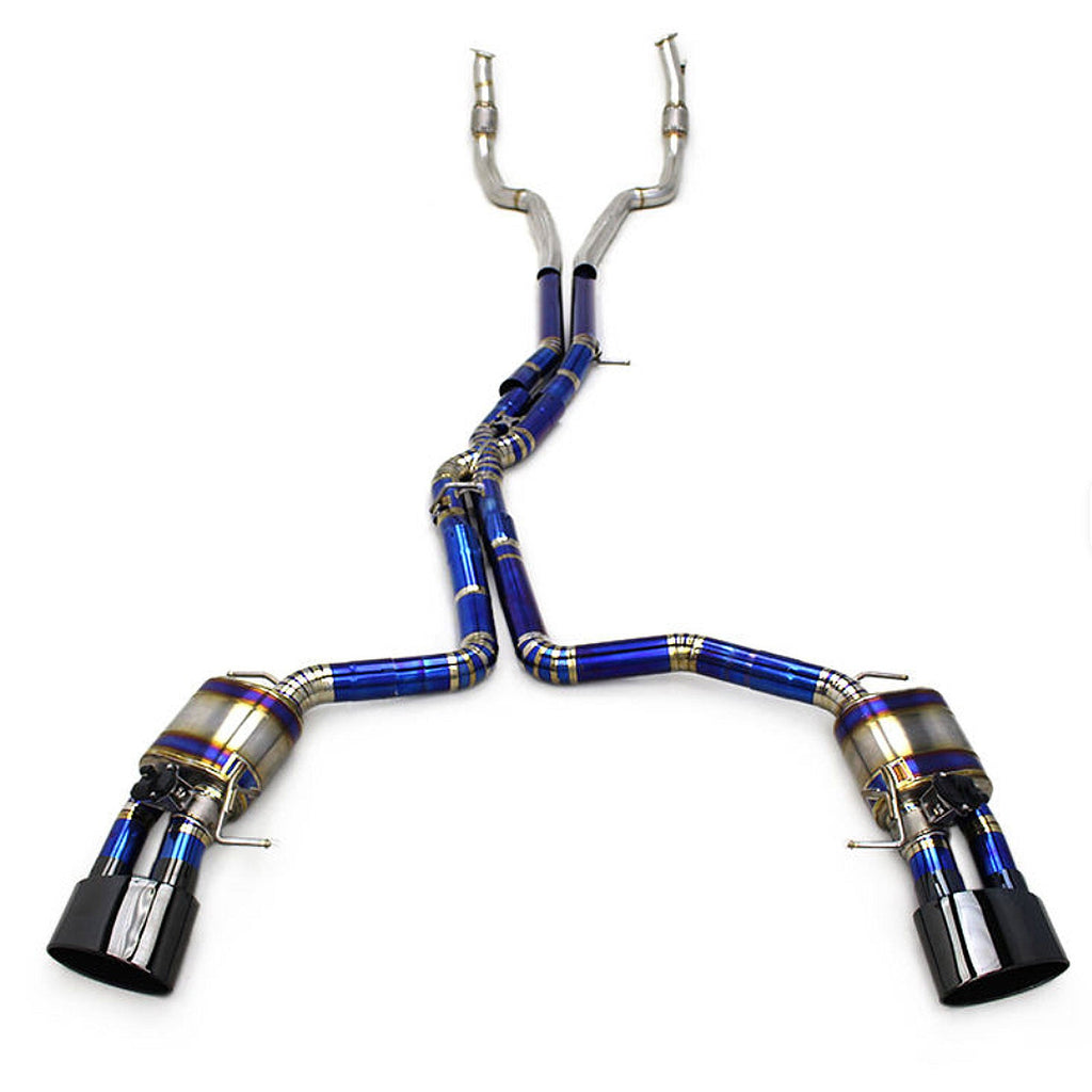 Valved Catback Exhaust System for Audi RS6 RS7 - Bull Boost Performance