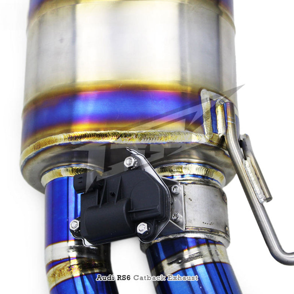 Valved Catback Exhaust System for Audi RS6 RS7 - Bull Boost Performance