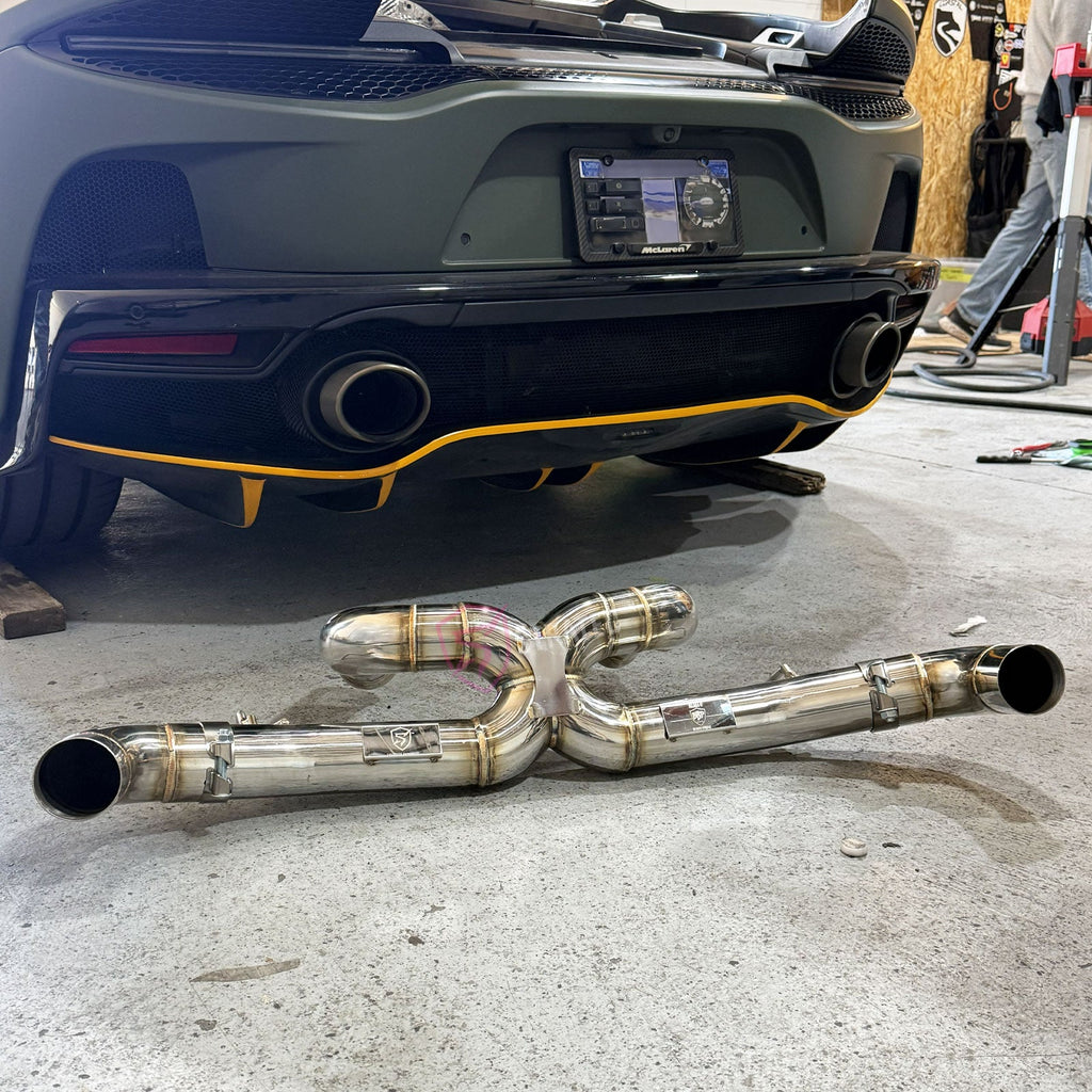 Titanium Performance Catback Exhaust System for McLaren GT by Stratec Systems