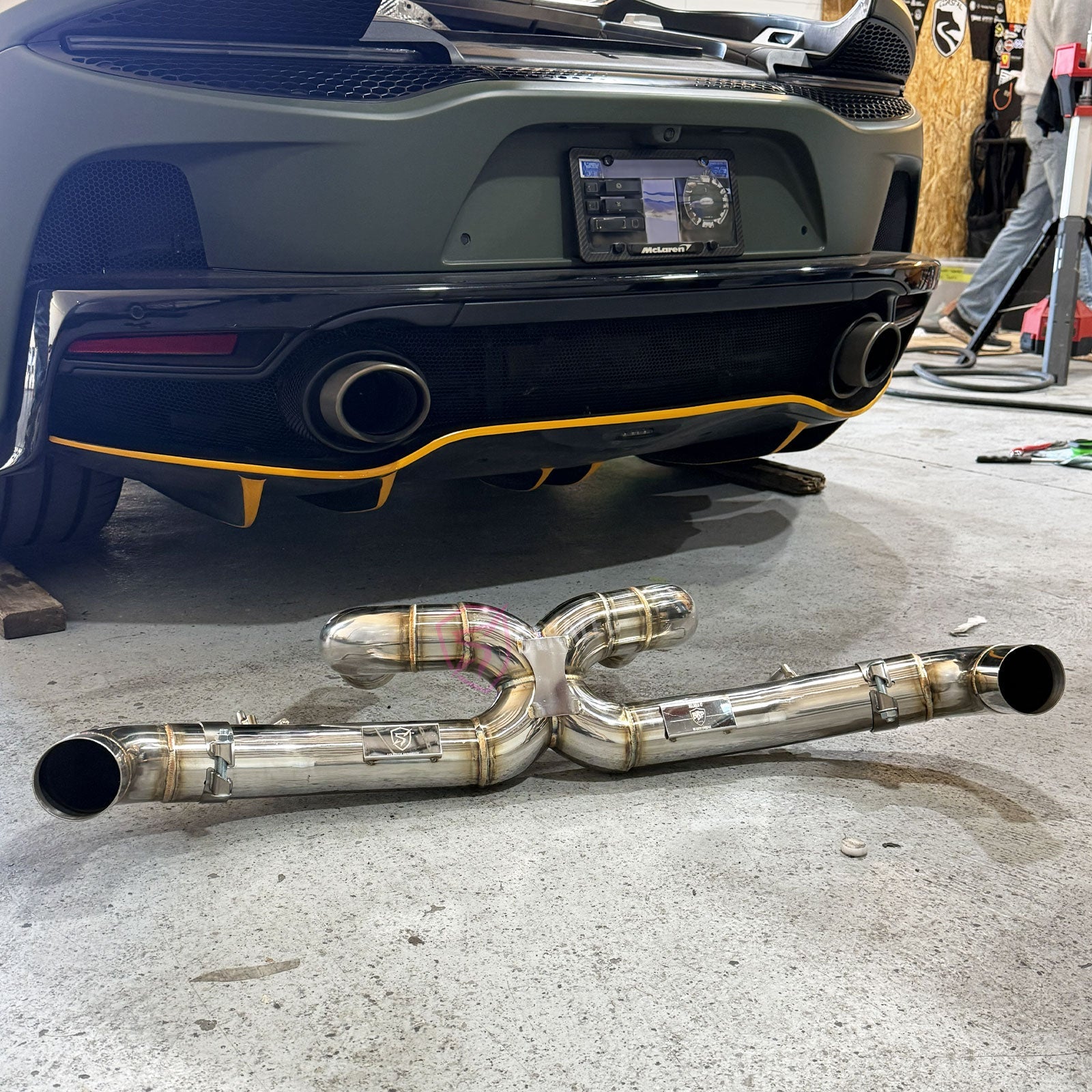 Titanium Performance Catback Exhaust System for McLaren GT by Stratec Systems