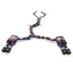 Titanium Valved Catback Exhaust System for Audi B8 B8.5 S4 S5 - Bull Boost Performance