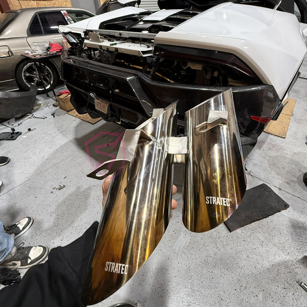 True F1 Exhaust System for Lamborghini Huracan LP580 LP610 5.2L 2014-24 - Bull Boost Performance