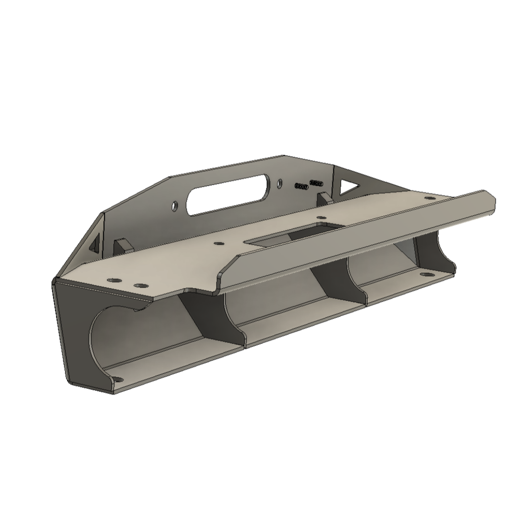 Front Diamond Series Stubby Bumper for Jeep TJ Wrangler (97-06) By Gatekeeper Off-Road