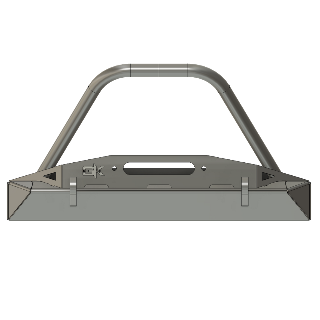 Front Diamond Series Stubby Bumper for Jeep TJ Wrangler (97-06) By Gatekeeper Off-Road