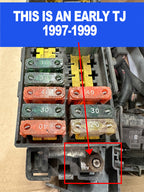 Jeep Wrangler TJ / LJ Big 7 Battery Cable Kit (1997-2006) by JS Alternators