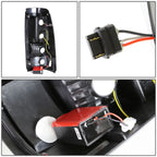 03-07 Chevy Silverado GMC Sierra LED Tail Lights Black Clear