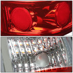 99-03 Chevrolet Silverado Sierra C-Bar 3D U-Halo LED Tail Lights Chrome