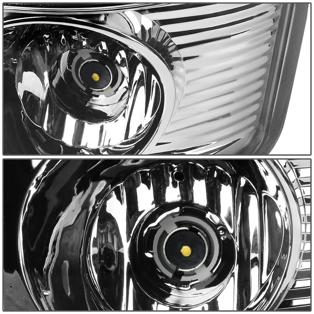 07-09 Dodge Ram C-Bar 3D U-Halo LED Tail Lights Chrome Red