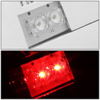 94-02 Dodge Ram LED Tail Lights - Chrome/Clear
