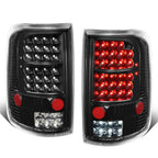 2004-2008 Ford F-150 LED Tail Lights - Black Clear