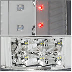 04-08 Ford F-150 LED Tail Lights Chrome Clear