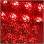 09-14 Ford F-150 Dual C-Bar 3D LED Tail Lights - Chrome/Red