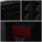 90-97 Ford F-150/F-250/F-350/Bronco LED Tail Lights - Black/Smoke